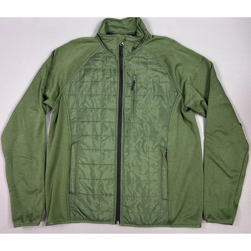 Orvis Men's 2XL Green Quilted Hybrid Jacket–Lightweight Fishing Hiking Outdoor